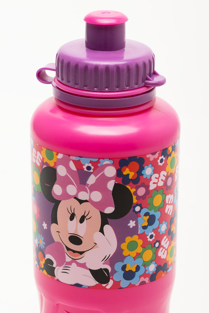 Minnie Mouse Sports Bottle 400ML Pink (1)