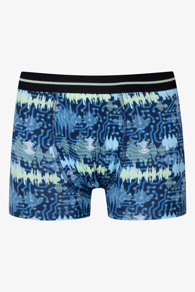 3 Pack Knit Boxer Blue