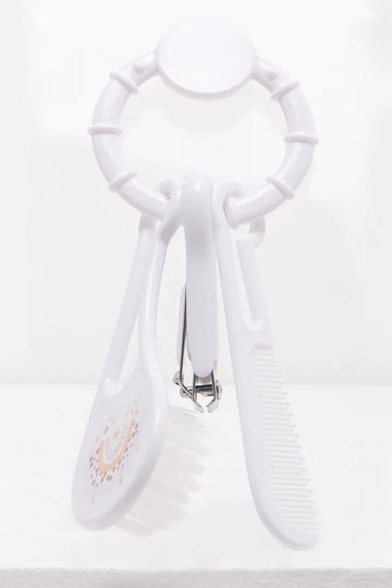 ABC Clip On Grooming Set White
