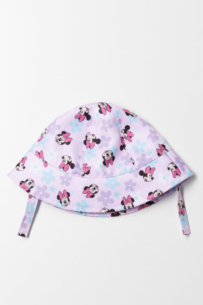 Minnie Mouse Floral Hat Pink