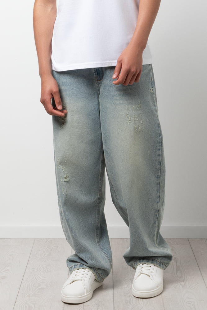 Baggy Denim Jeans Light Blue