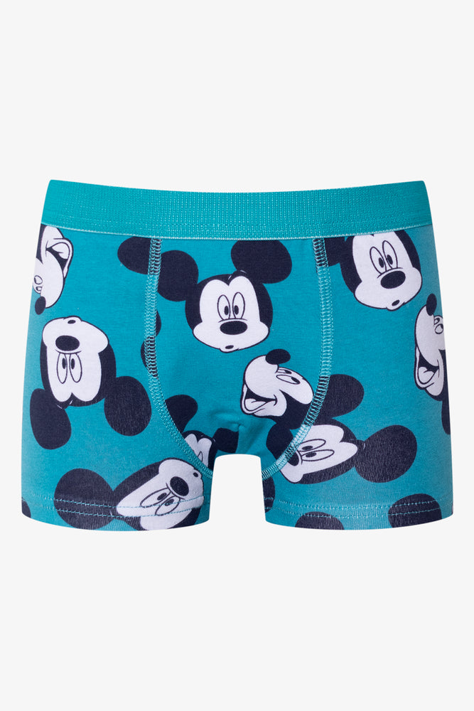 Mickey Mouse 2 Pack Knit Boxers Blue