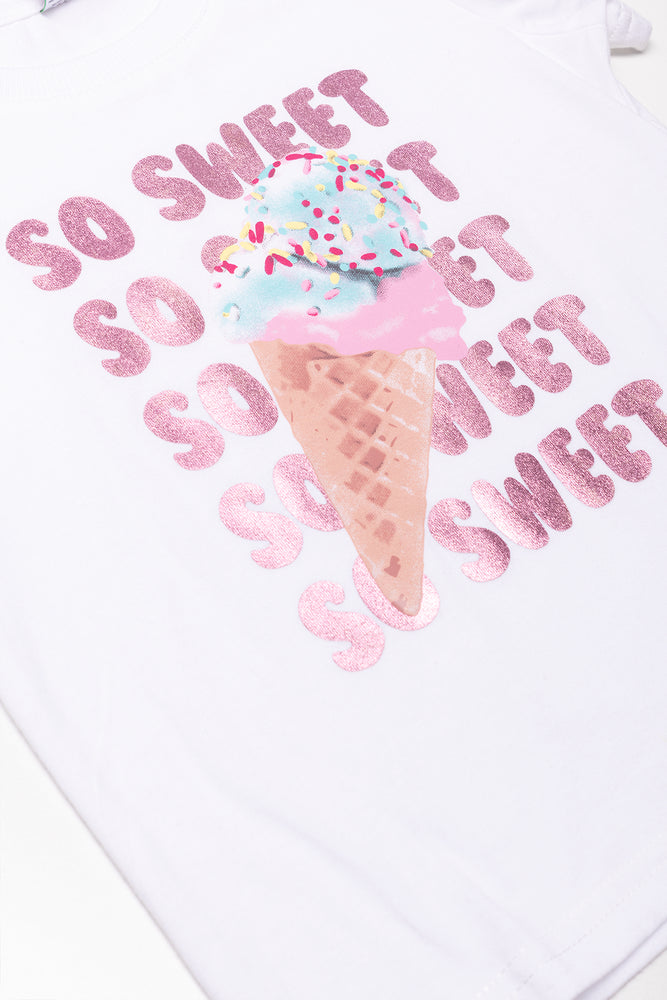 Ice Cream T-Shirt White