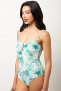 One Piece Swimsuit Green (1)