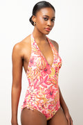 Floral One Piece Swimsuit Multi