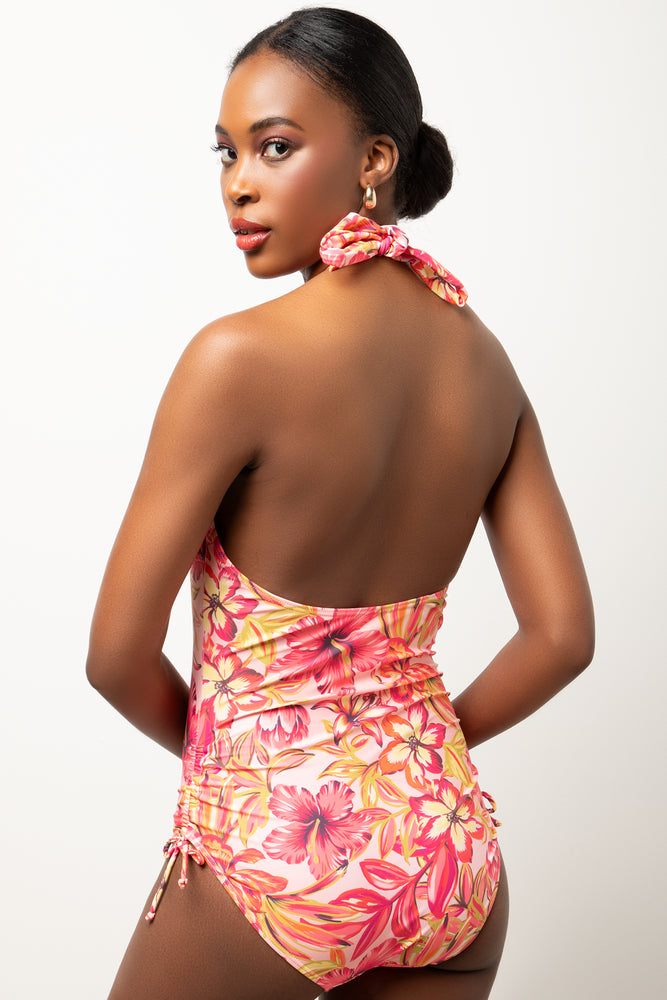 Floral One Piece Swimsuit Multi