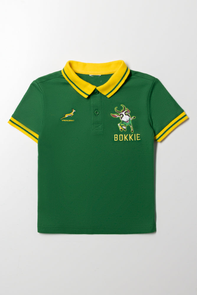 Bokkie Short Sleeve Golfer Green