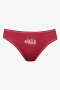 5 Pack Heart Bikini Panties Red (3)