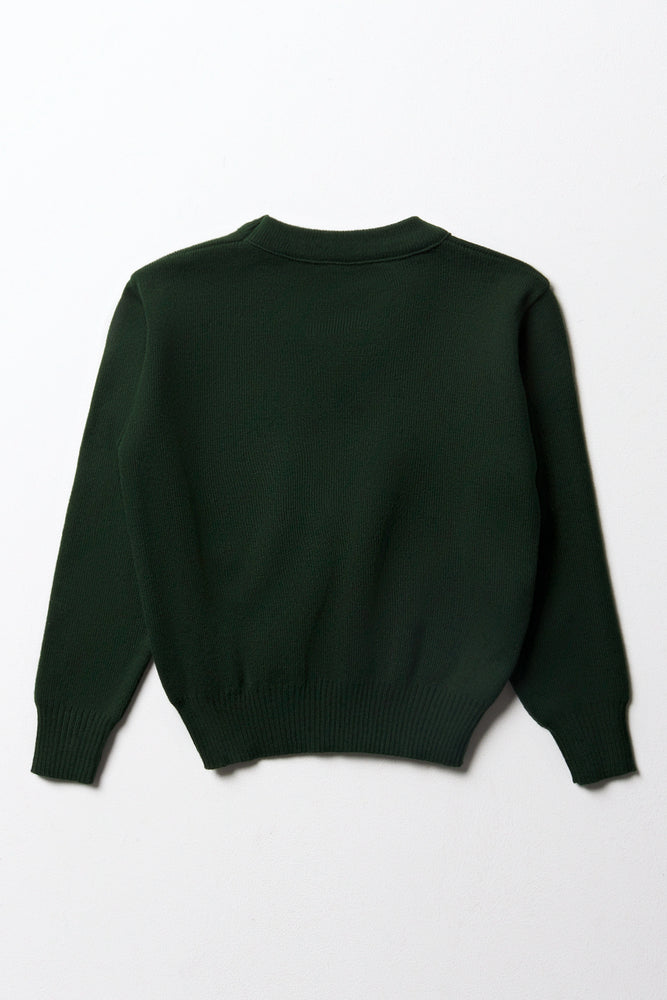 Unisex School Long Sleeve Jersey Green (3)