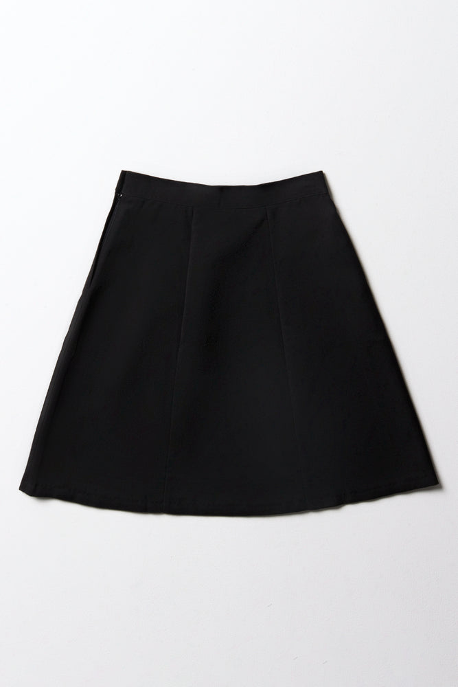 Girls School Skirt Black (6)