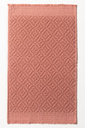 Textured Guest Towel Pink