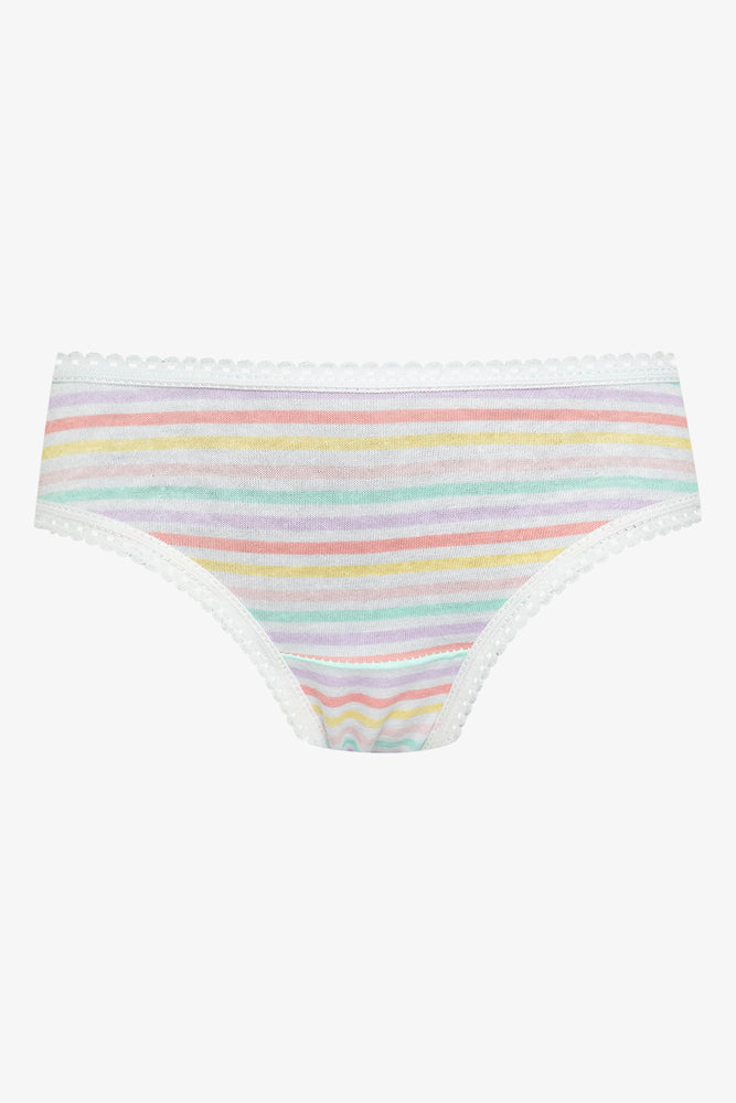 7 Pack Rainbow Printed Bikini Panties Multi (1)