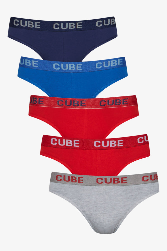 5 Pack Briefs Multi