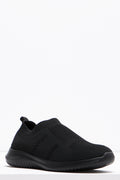 Knitted Trainer Black (1)