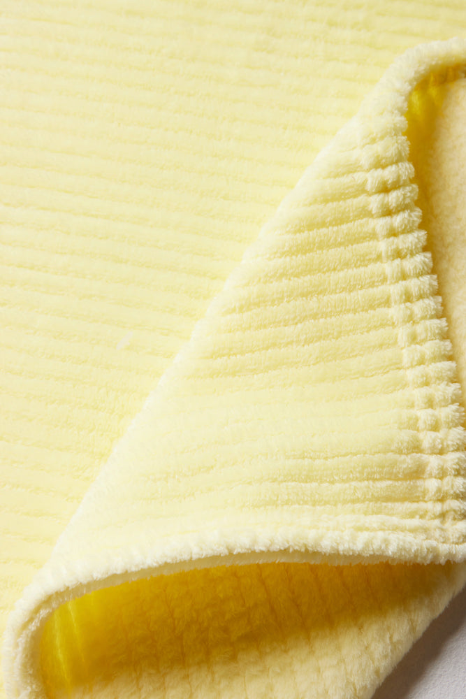 Rib Waffle Blanket Yellow