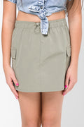 Cargo Skirt Vetiver Green (1)