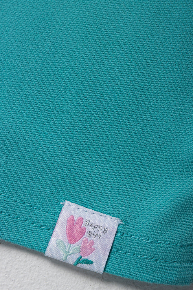 Short Sleeve T-Shirt Teal (2)