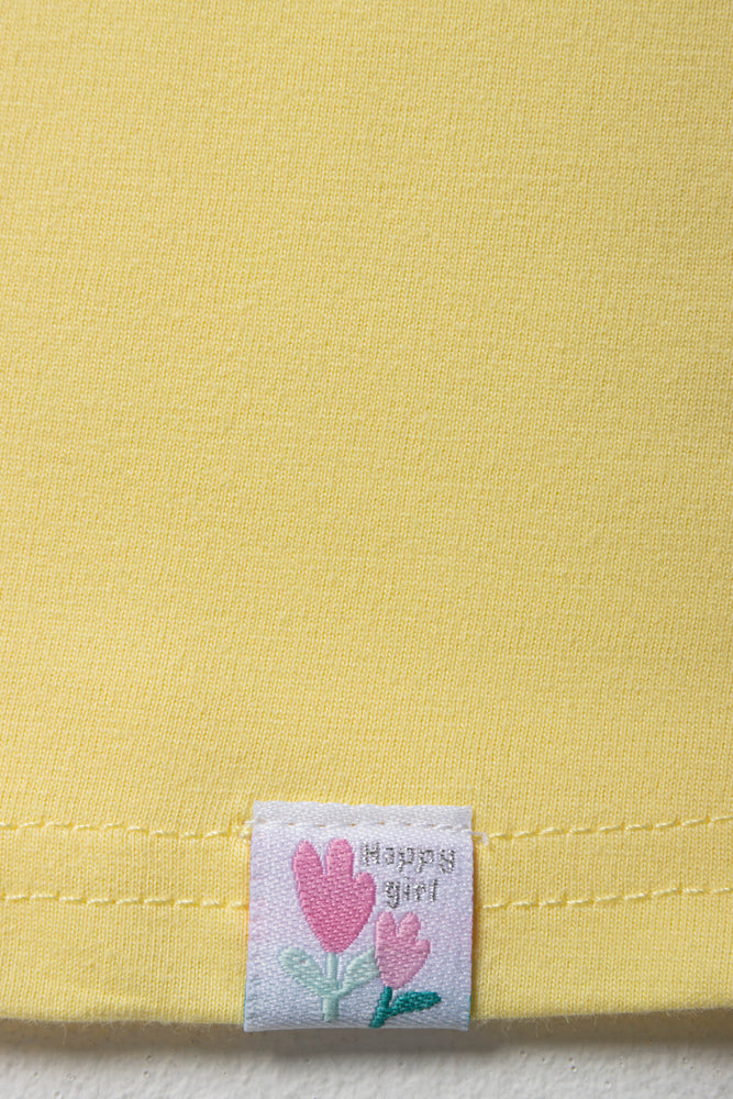 Short Sleeve T-Shirt Yellow (2)