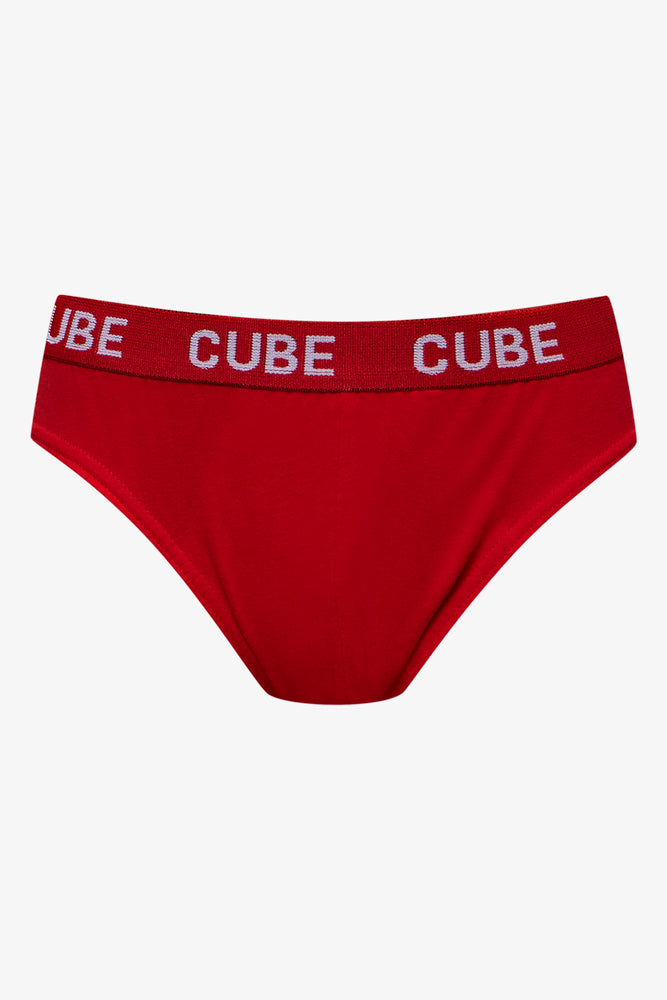 5 Pack Comfort Briefs Red