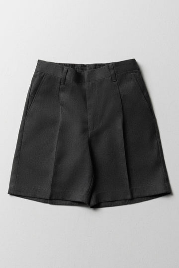 Boys School Shorts Grey
