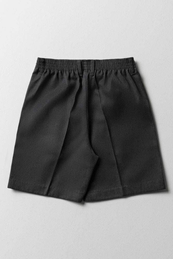 Boys School Shorts Grey (2)