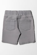 Pull On Denim Shorts Dark Blue (2)