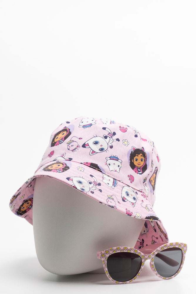 Pg 2 Piece Bucket Hat Gabby Pink