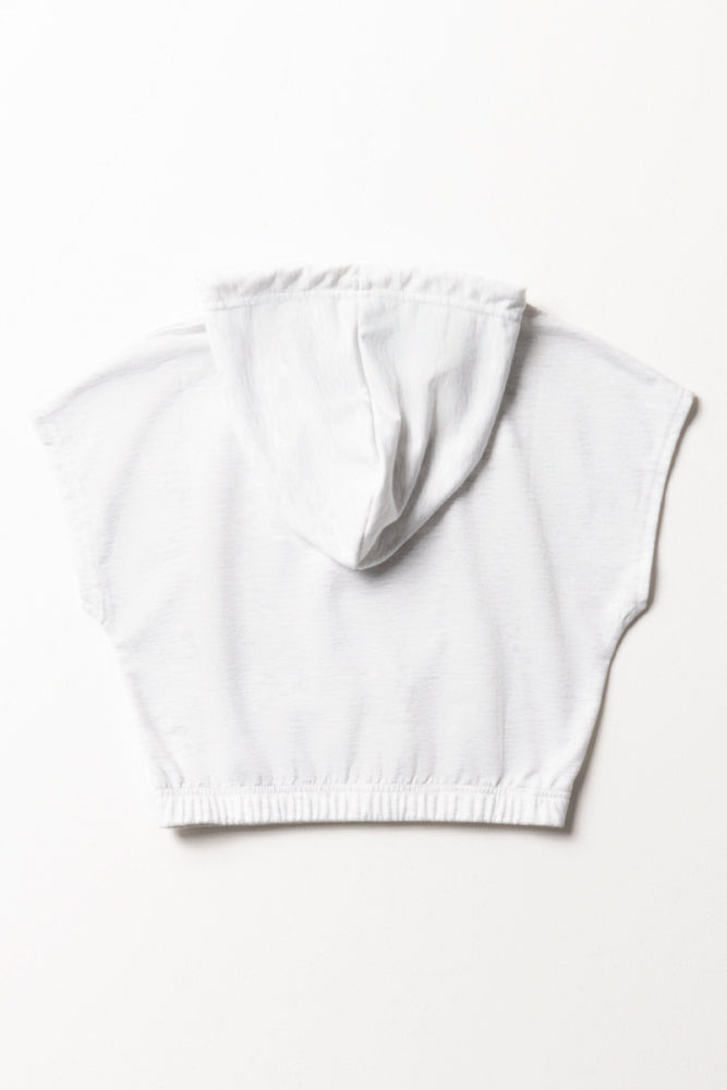 Sleeveless Hoodie Light Grey (2)