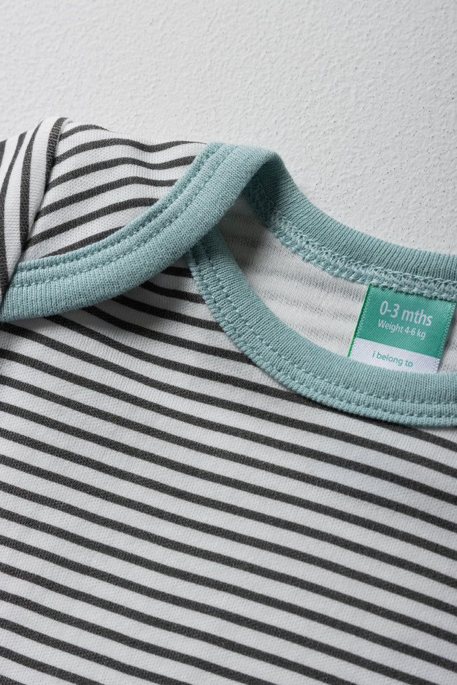 3 Pack Short Sleeve Bodyvests Green (1)