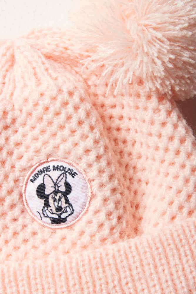 Minnie Mouse Beanie Pink (1)