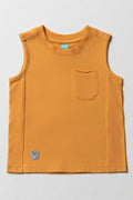Sleeveless T-Shirt Orange