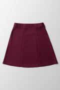 Girls School Skirt Primary Maroon
