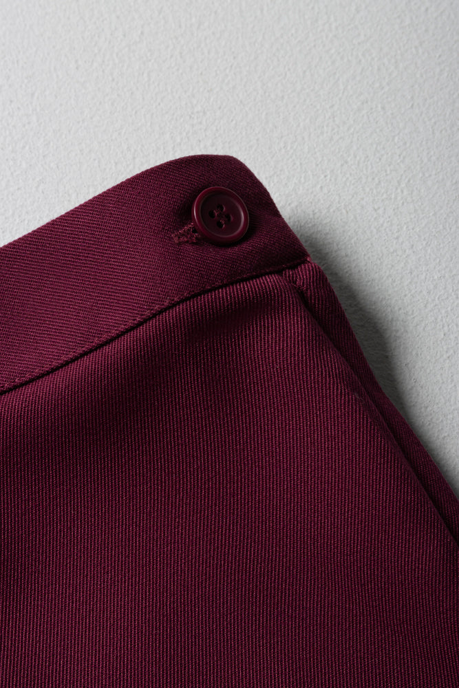 Girls School Skirt Primary Maroon