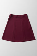 Girls School Skirt Primary Maroon (2)