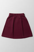 Girls School Skirt Primary Maroon (3)