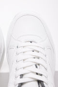 Lace Up Leather Trainer White (4)