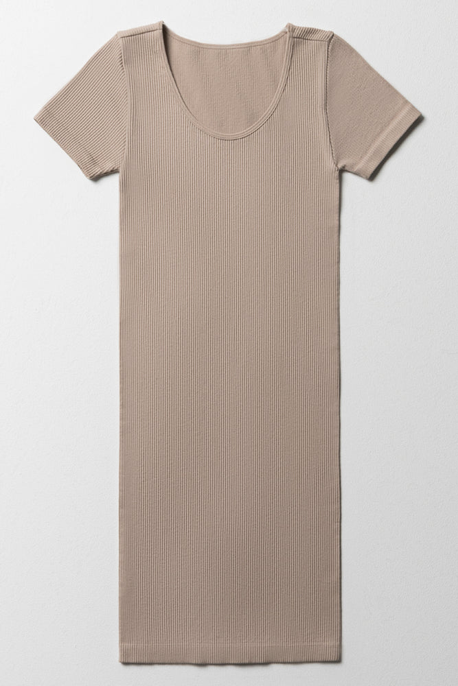 Seamless Bodycon Dress Natural