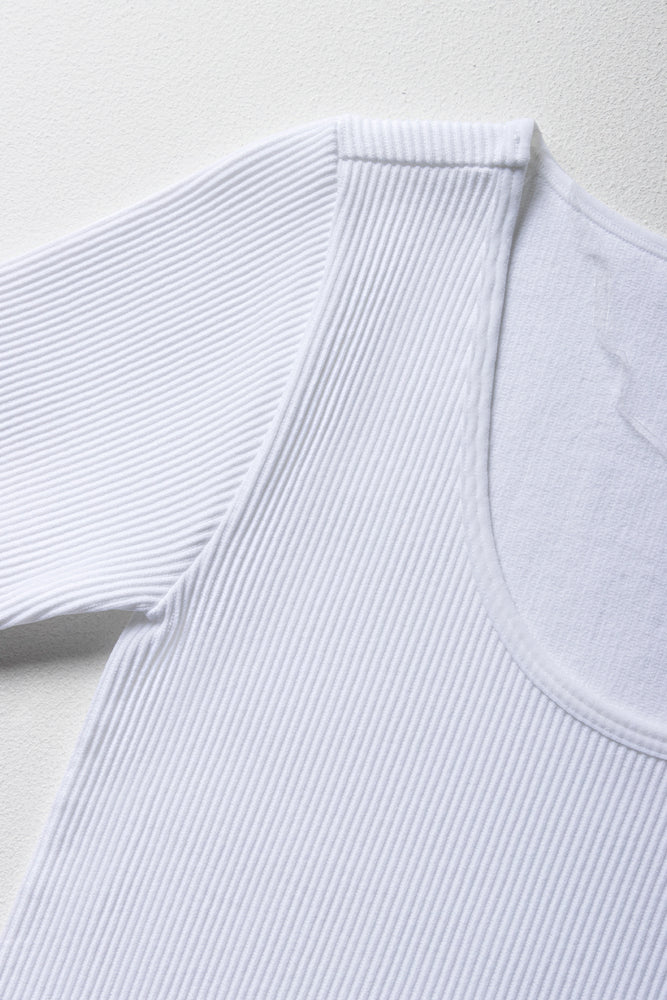 Seamless Short Sleeve T-Shirt White