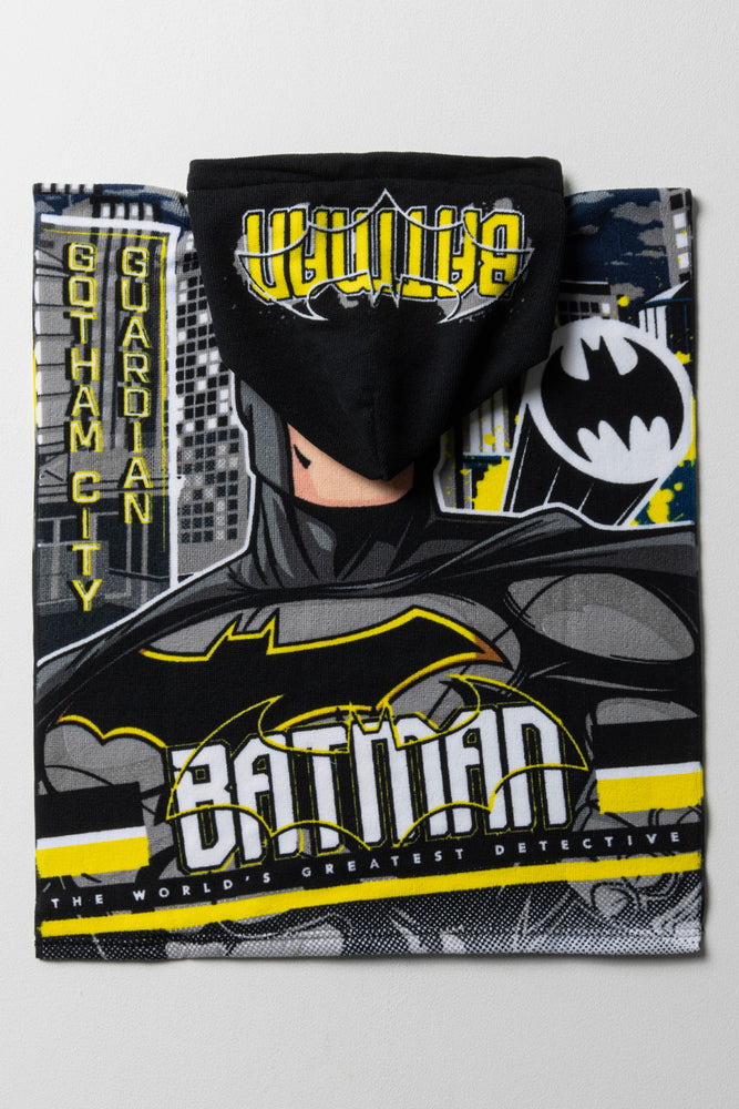 Batman Hooded Towel Black (3)