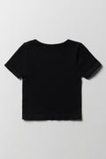Seamless Short Sleeve T-Shirt Black (2)