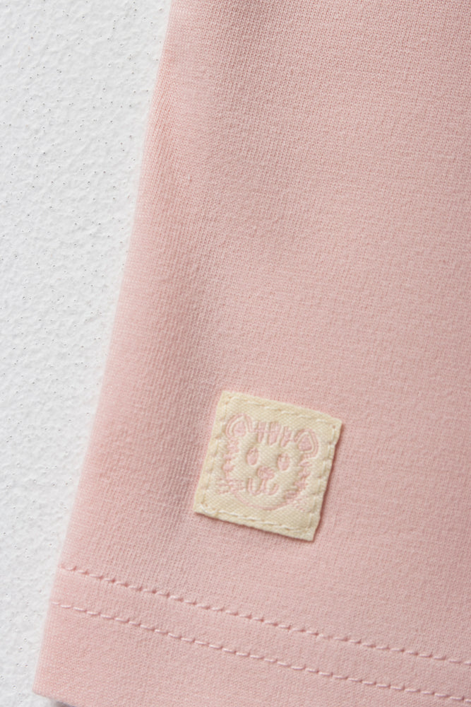 Crew neck t-shirt pink (2)