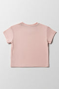 Crew neck t-shirt pink (3)