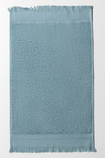 Fringed Guest Towel  North Atlantic