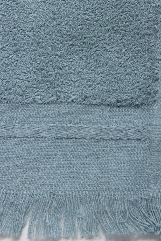 Fringed Guest Towel  North Atlantic