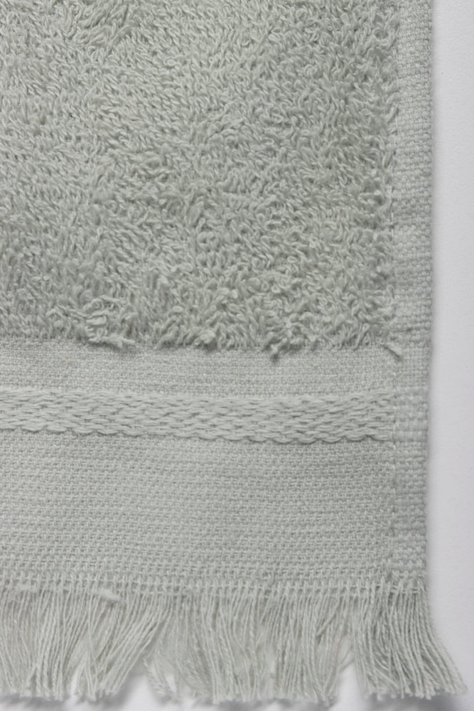 Fringed Guest Towel  Wrought Iron