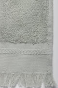 Fringed Guest Towel  Wrought Iron (1)