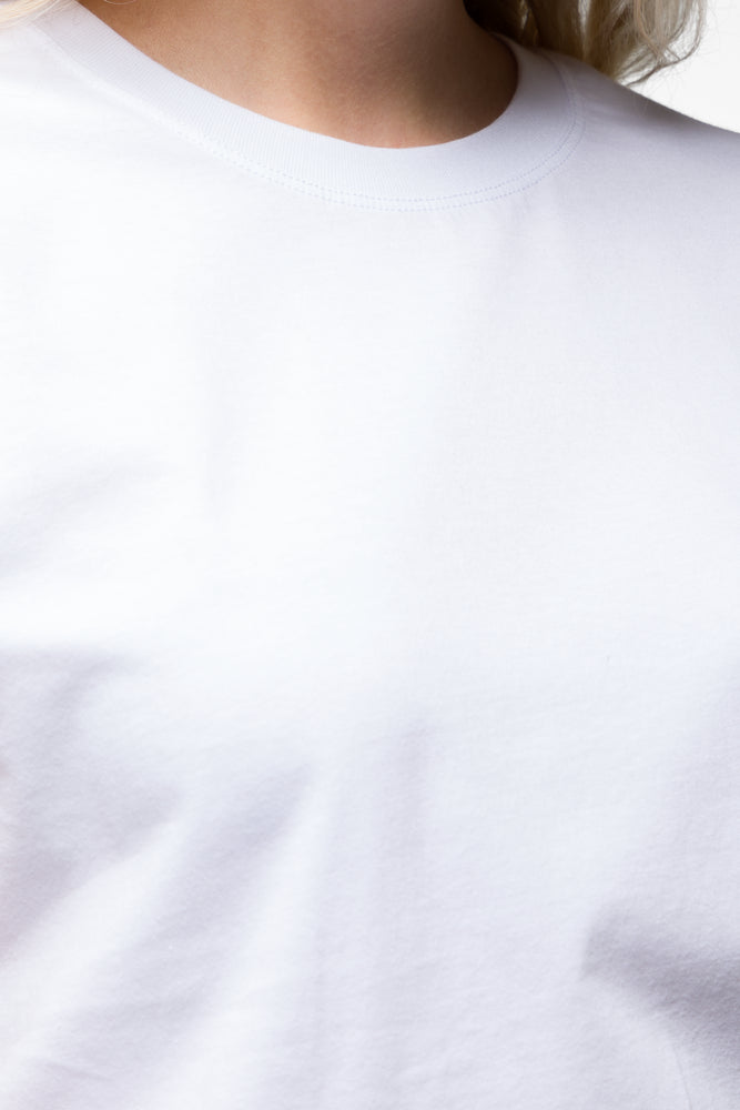 Crew Neck Short Sleeve T-Shirt White (3)