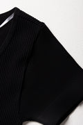 Seamless Bodycon Dress Black (1)
