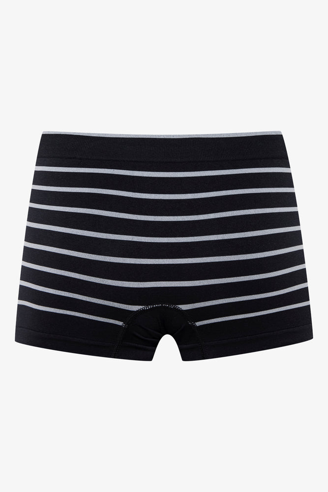 3 Pack Seam-Free Boxers Black & Dark Grey (4)