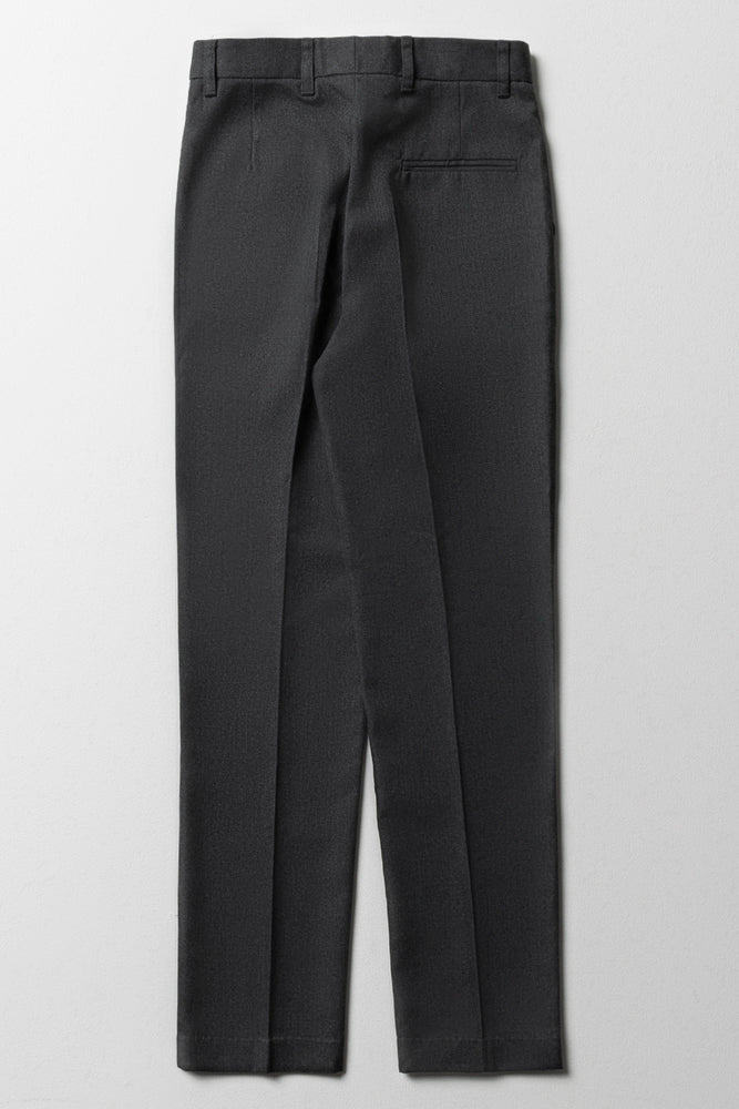 Boys School Slim Fit Pants Grey (2)